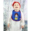 Royal Blue Baby Bib & Princess Snow White Print BI22